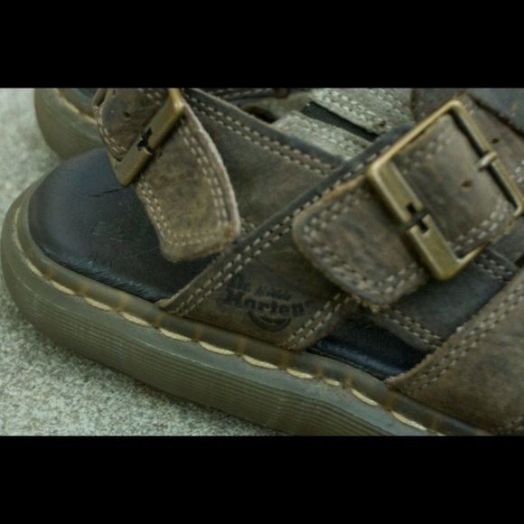 Dr Martens Fishermans Brown Leather Sandals 10 main image 6